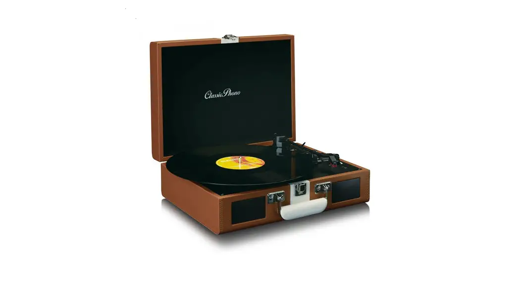 Lenco Tt-120 Suitcase Turntable With Bt And Built-in Speakers User Manual
