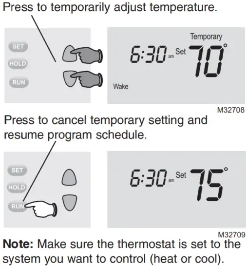 About your new thermostat