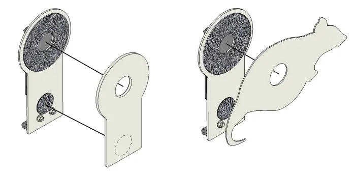 Promatic Sharp Shooter - Fit the protective and target plates