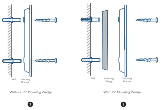 eufy T8210 Wireless Video Doorbell 2K Battery Powered Set - Screw Packs 1