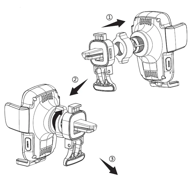 Shenzhen I Link Technology WP20 Smart Wireless Charging Car Holder fig 2