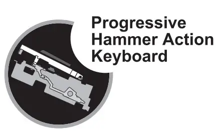 COSTWAY MU70017WHB Weighted Key Digital Piano - figure 1