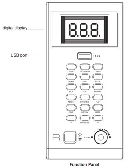 COSTWAY MU70017WHB Weighted Key Digital Piano - figure 4