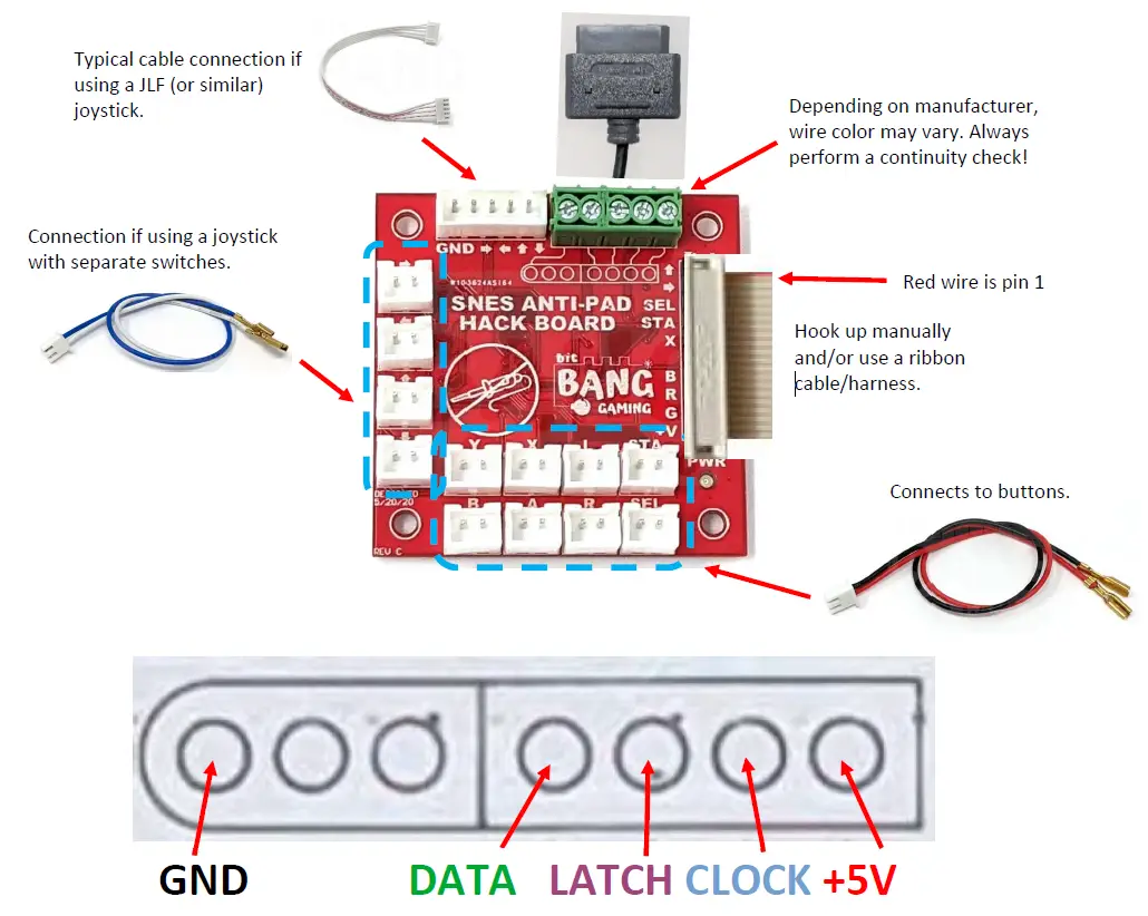 bit bang gaming SNES Anti-Pad Hack Board 2