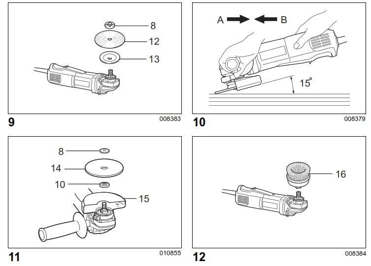 makita 9564P Angle Grinder Paddle Switch - FIG 2