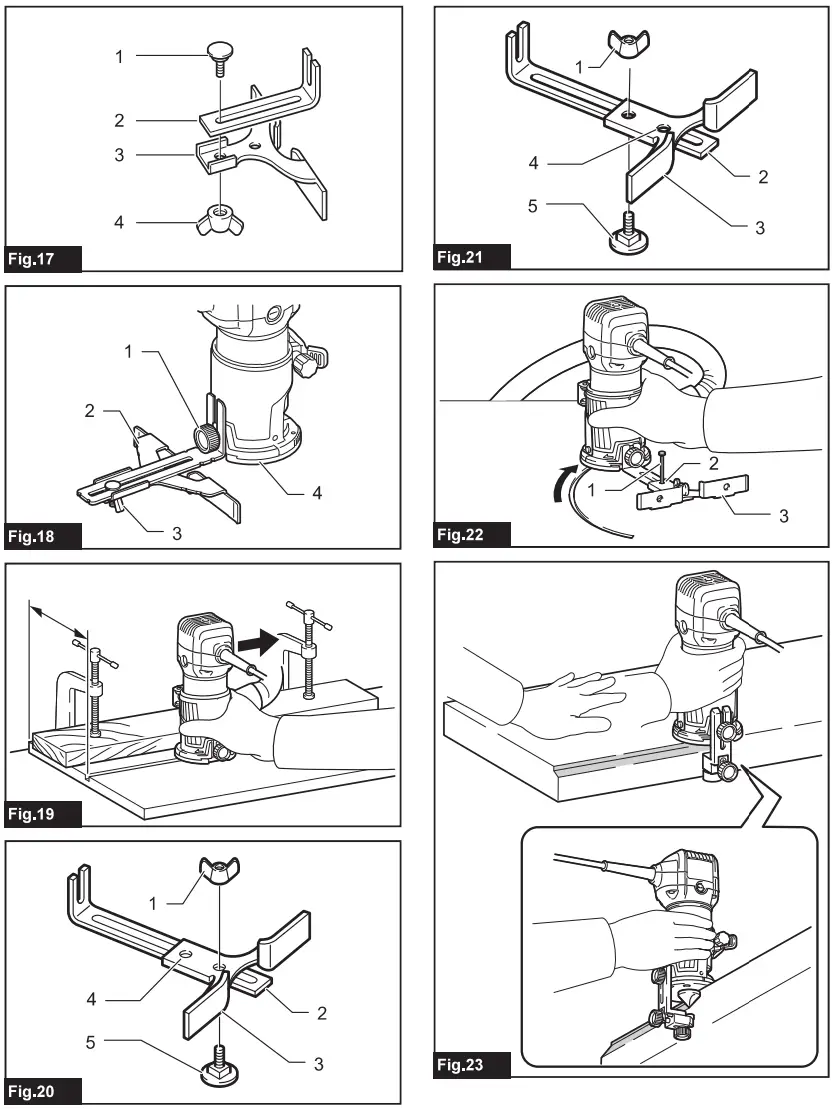 makita RT0702C Cordless Router Trimmer - FIG 3