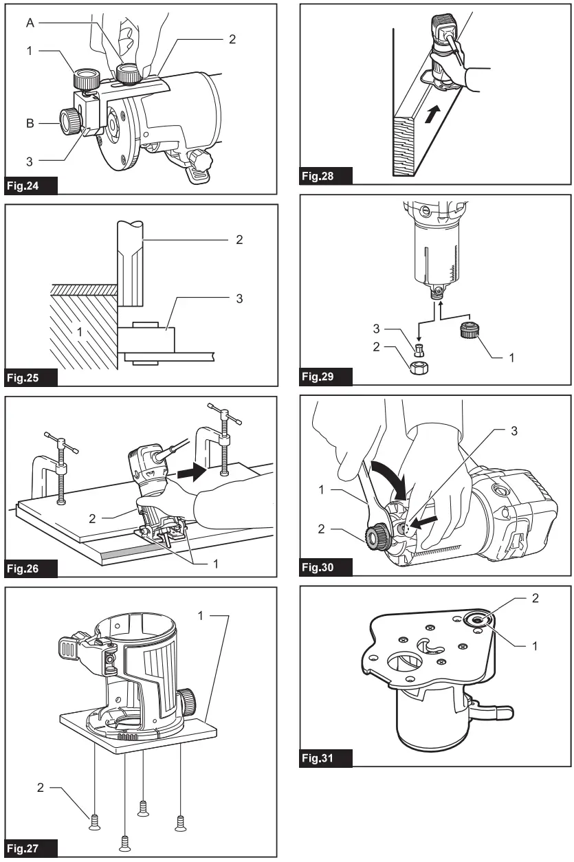 makita RT0702C Cordless Router Trimmer - FIG 4