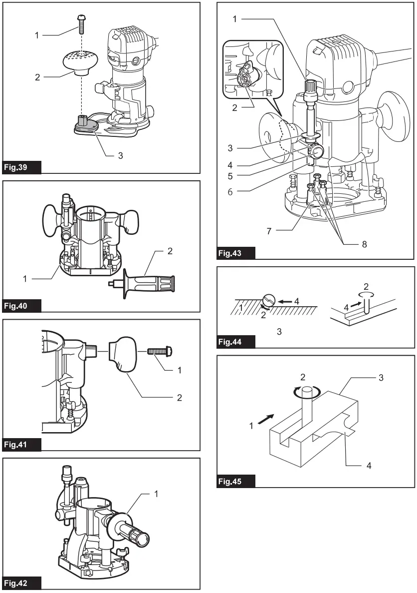 makita RT0702C Cordless Router Trimmer - FIG 6