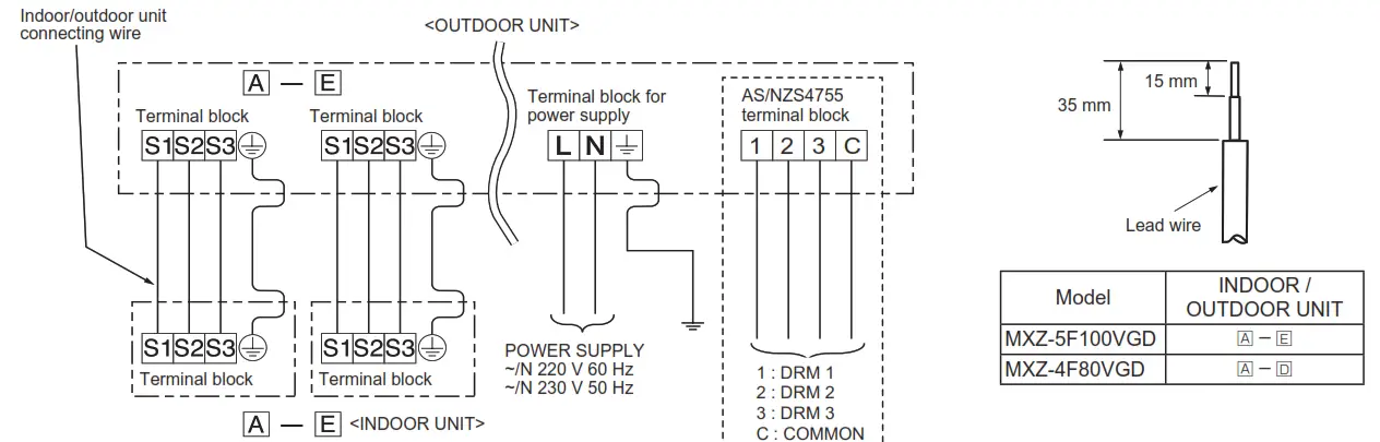 mitsubishielectric MXZ 4F80VGD Split type Air Conditioner - fig 120