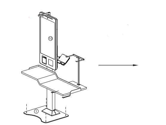 Shenzhen Shiwinka Technology SCO-M-EAS-315 Self-Checkout Kiosk FIG 7
