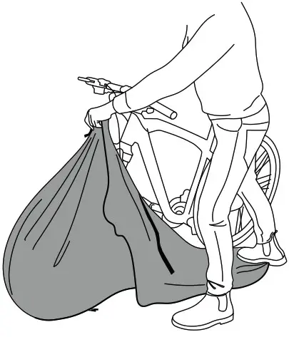 velosock VELOCITIES MILAN Bicycle Cover - Fig 2