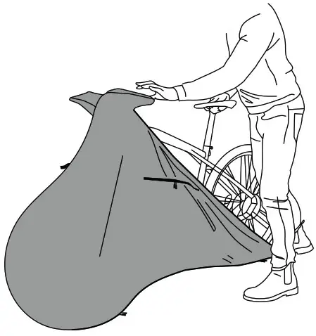 velosock VELOCITIES MILAN Bicycle Cover - Fig 3