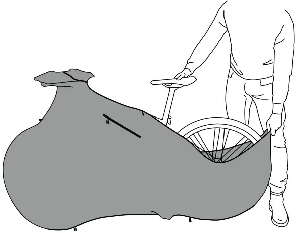 velosock VELOCITIES MILAN Bicycle Cover - Fig 4