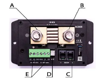 SIMARINE SC303 Active Digital Measuring Shunt for Battery 1