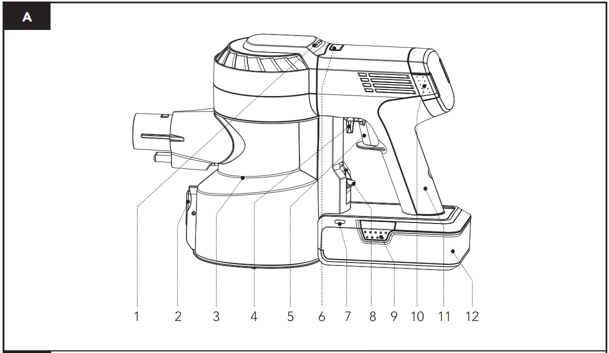 Tineco VA113000US PWRHERO 11 Series Stick Vacuum Cleaner - fig1