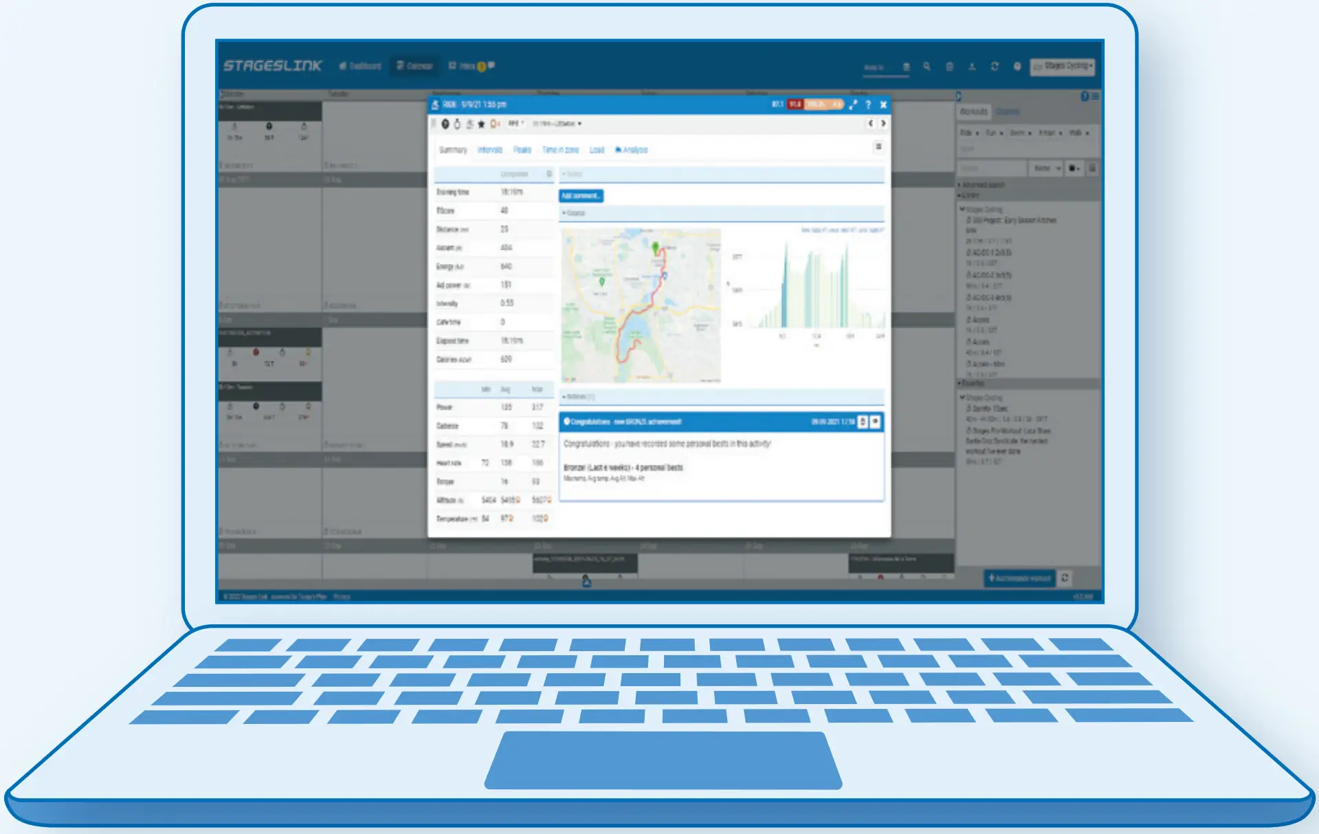 Start training Interface