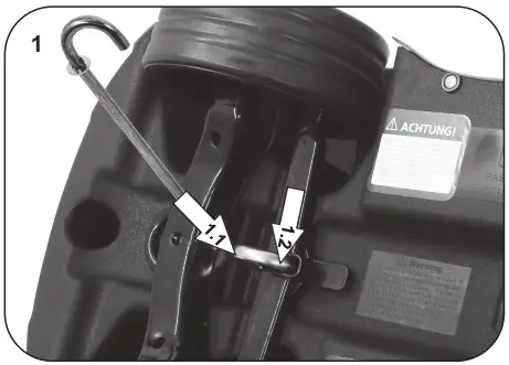 JAMARA 460208 Porsche 911 Baby Push Car - Assembling the steering column