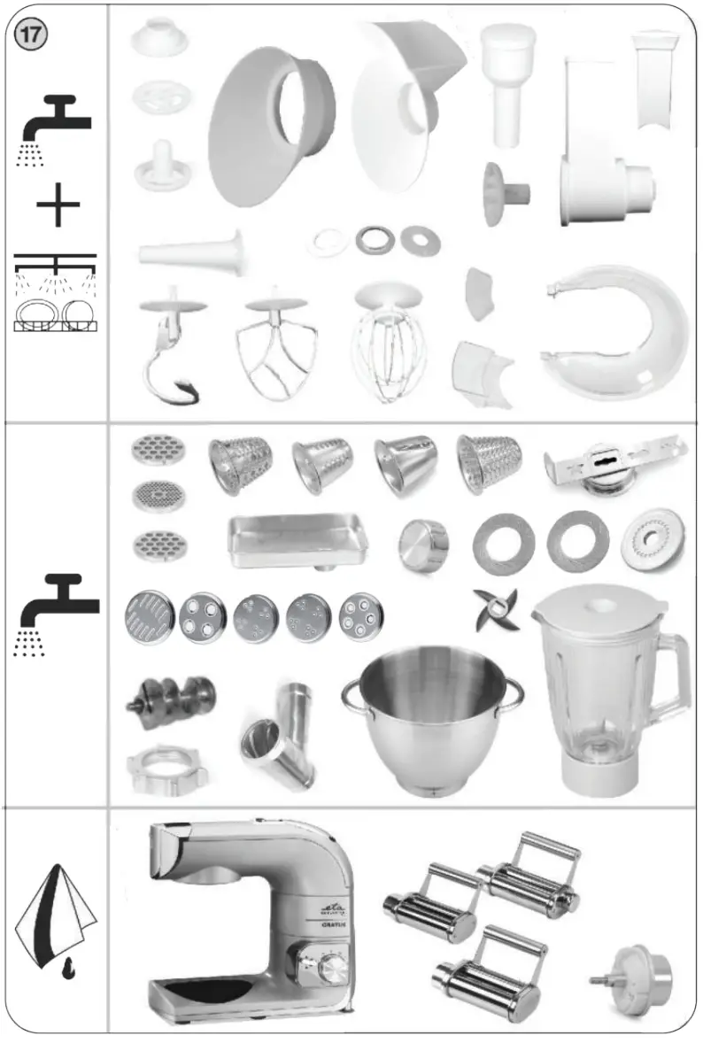 eta Gratus 0028 Multi Purpose Food Processor - fig