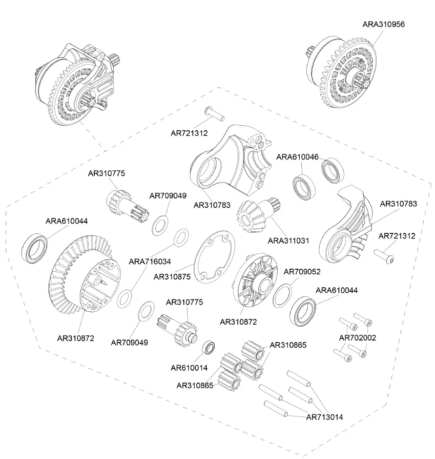 ARRMA ARA4315V3T1 Infraction 4WD Street Bash Truck-2