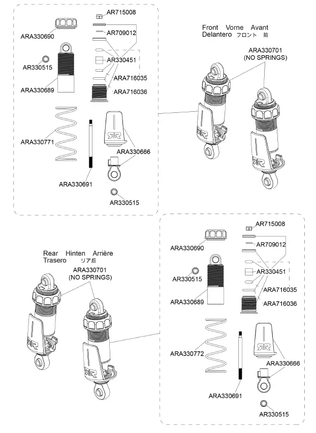 ARRMA ARA4315V3T1 Infraction 4WD Street Bash Truck-3