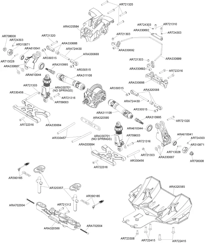 ARRMA ARA4315V3T1 Infraction 4WD Street Bash Truck-4