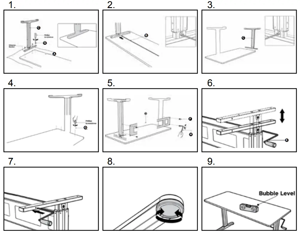 ErgoMax ABC102BKTT Ergonomic Office Table - fig6