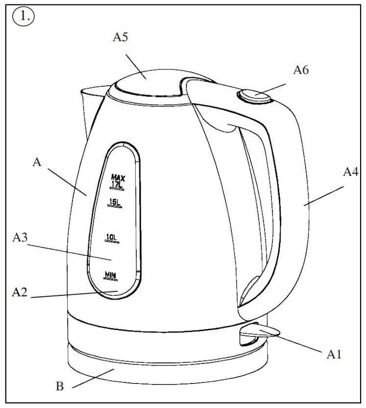 eta Lena 3598 90000 Electric Kettle - Figure 1