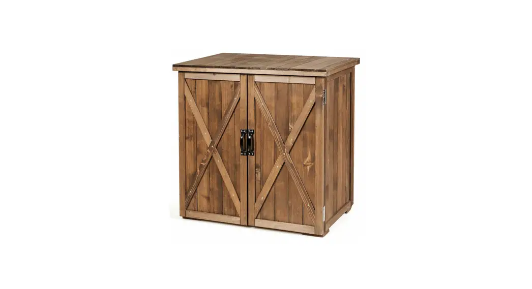 Gymax Gym05167 Outdoor Wooden Storage Shed Cabinet User Manual Gymax Gym05167 Outdoor Wooden Storage Shed Cabinet User Manual