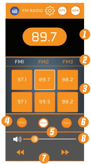MEMPHIS AUDIO SMC2A App Controlled Hideaway Head Unit - fig 9