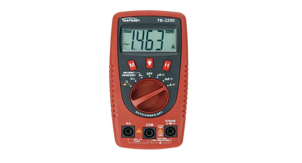 Testboy Tb-2200 Digital Multimeter Instruction Manual