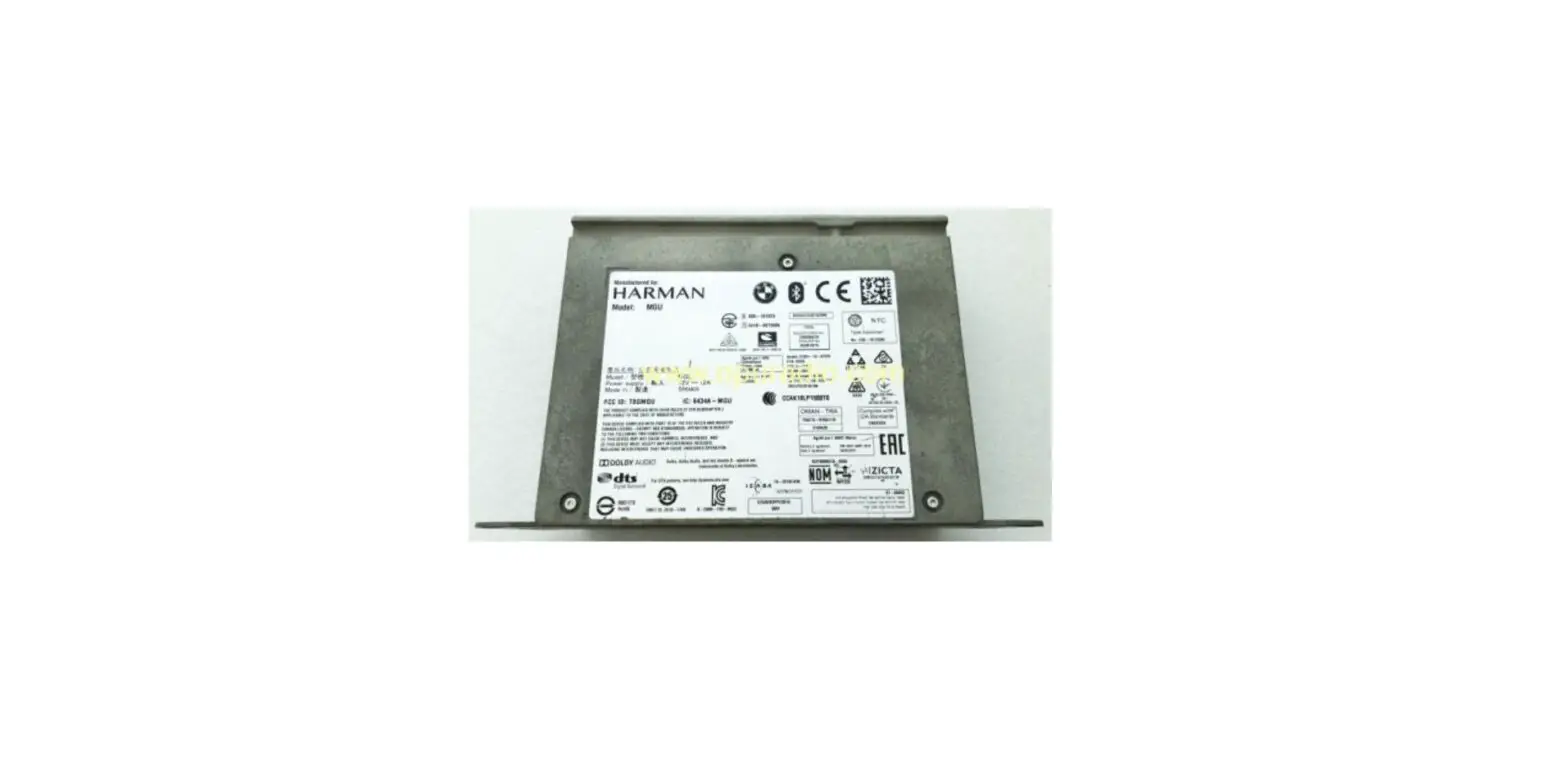 Harman Mgu Fq Infotainment System User Manual