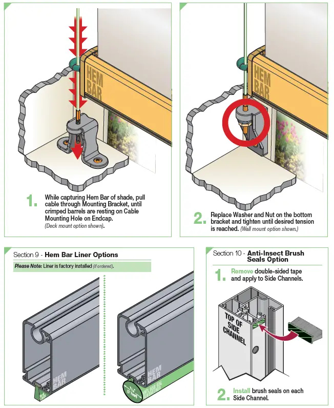 DRAPER Exterior Motorized FlexShade Outdoor Shading System fig 11