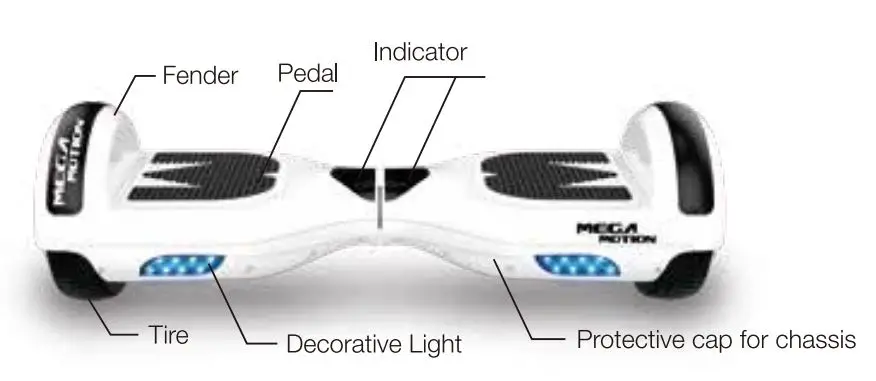 LIKE SPORTING MEGA MOTION Electric Scooter User Manual - Accessories