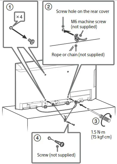 SONY XR 48A90K Smart LED TV - Before setting up your TV 5