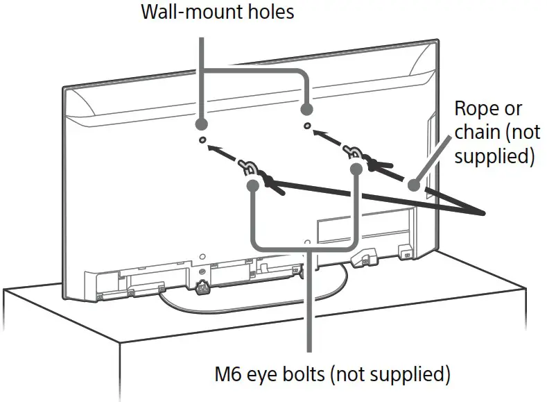 SONY XR 48A90K Smart LED TV - Before setting up your TV 7