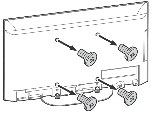 SONY XR 48A90K Smart LED TV - Installing the TV to the Wall 5