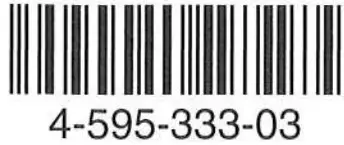 SONY XR 48A90K Smart LED TV - barcode