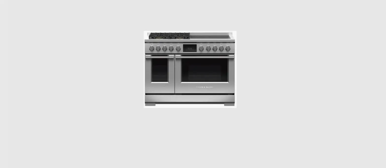 Fisher Paykel Rhv3-484-n 48 Inch 4 Burners Dual Fuel Range User Guide