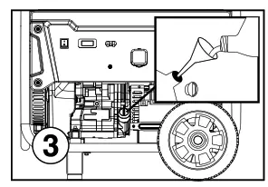 Westinghouse WGen9500DFc Dual Fuel with CO Sensor - engine oil
