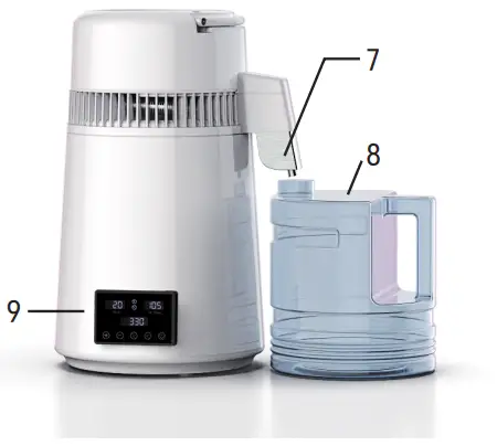 VEVOR YMK40207A 750W Distilled Water Machine C