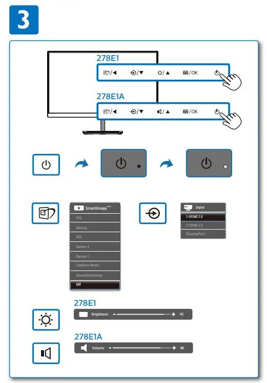 PHILIPS 278E1 E Line 4K Ultra HD LCD Monitor FIG 4