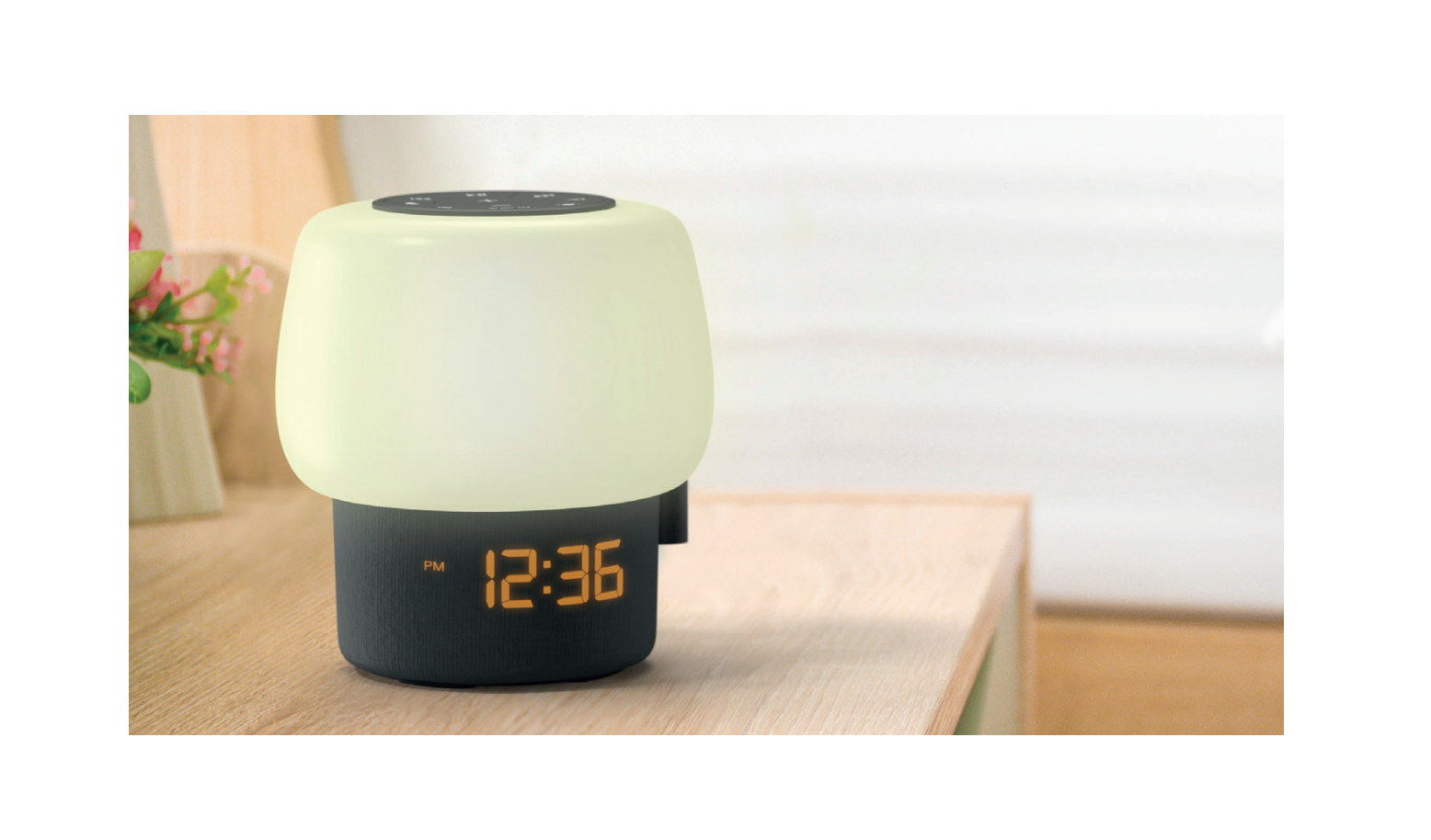 I-box Ambo 79277pi Bedside Light, With Alarm Clock And Bluetooth Speaker Instruction Manual