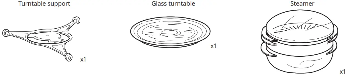 IKEA MATÄLSKARE Stainless Steel Microwave Oven - fig1