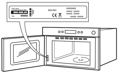 IKEA MATÄLSKARE Stainless Steel Microwave Oven - fig12