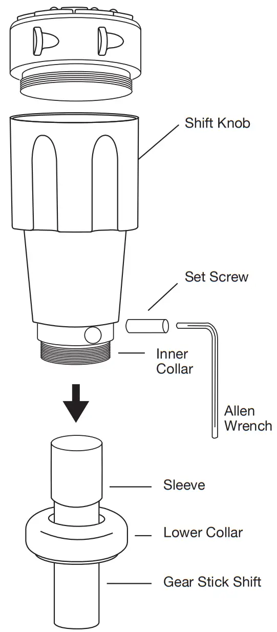 TYPE S AC58331 Shift Knob