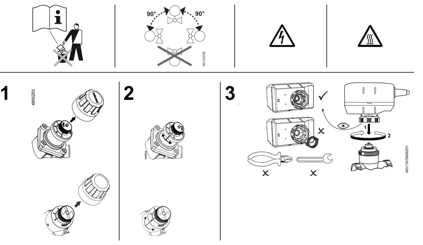 SIEMENS SUA21 3P Actuators - fig 1
