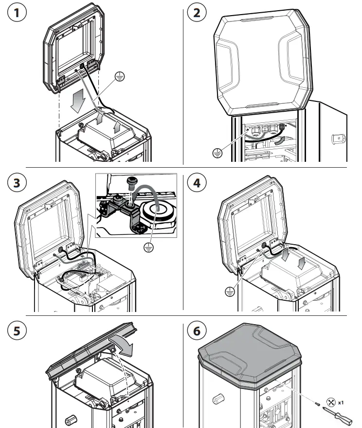 BFT CROWN RGB Maxima Ultra 36 Top cover - Fig1