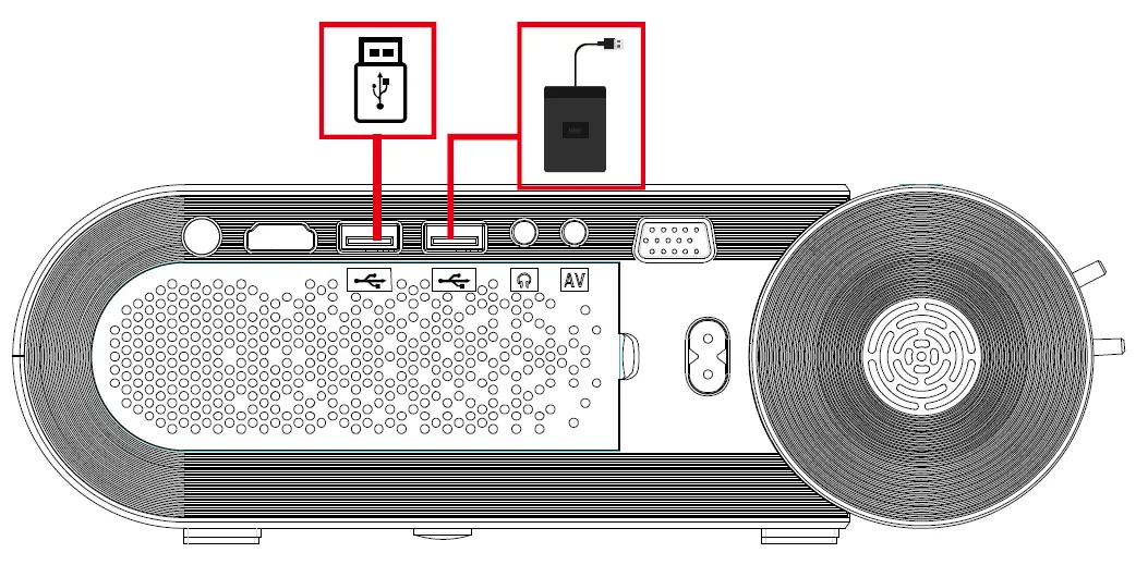 vamvo L4200 Video Projector 11