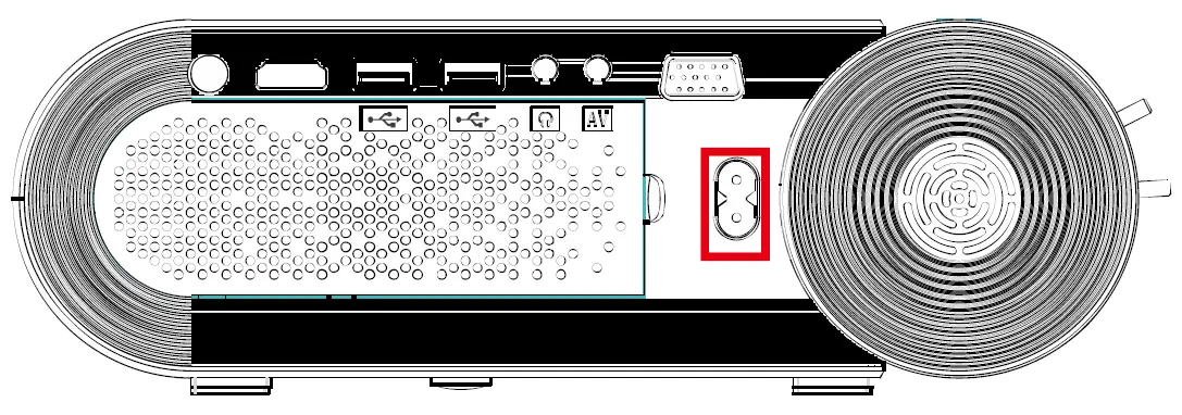 vamvo L4200 Video Projector 4