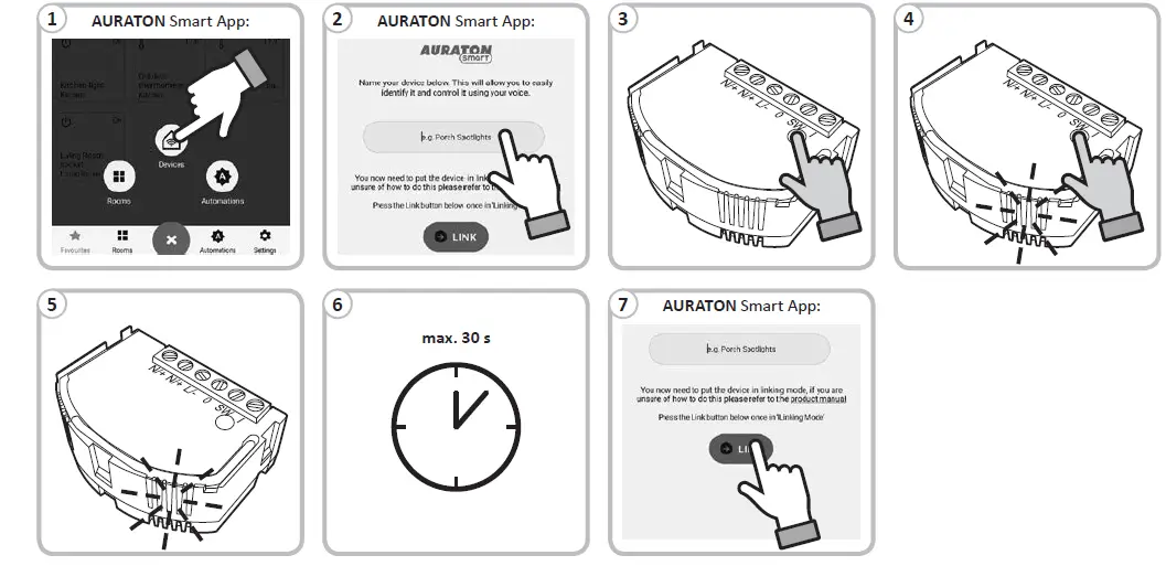 AURATON Switch ONE 1 Channel Executive Module fig (4)